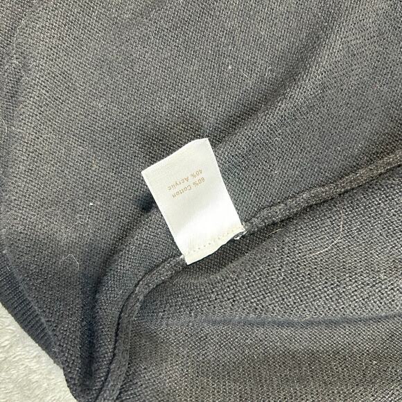 Caslon By Nordstrom Beaded Knit 3/4 Sleeve Cardigan Sweater Black Size 3X Formal - Picture 3 of 10